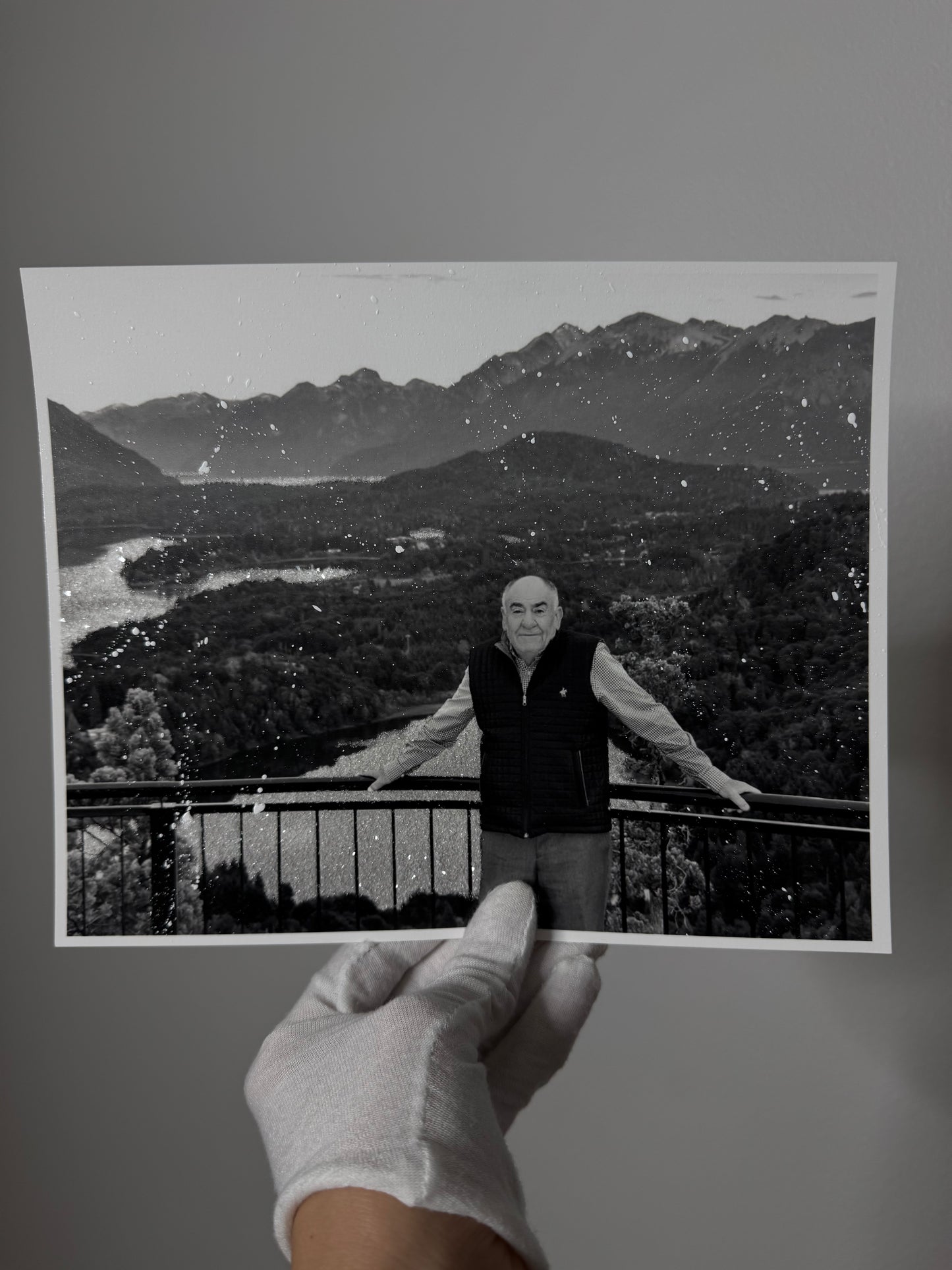 Memorial Glittered Photo Prints