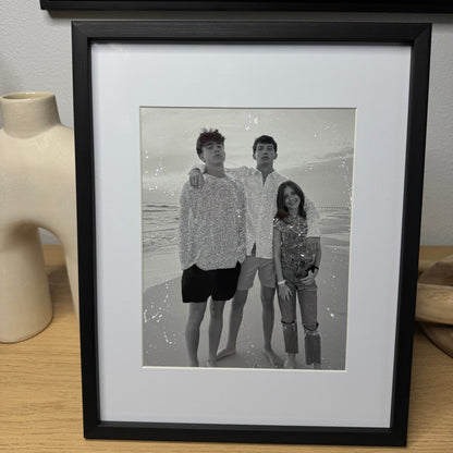 Family Glitter Photo Prints