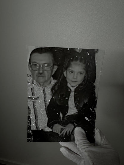 Memorial Glittered Photo Prints