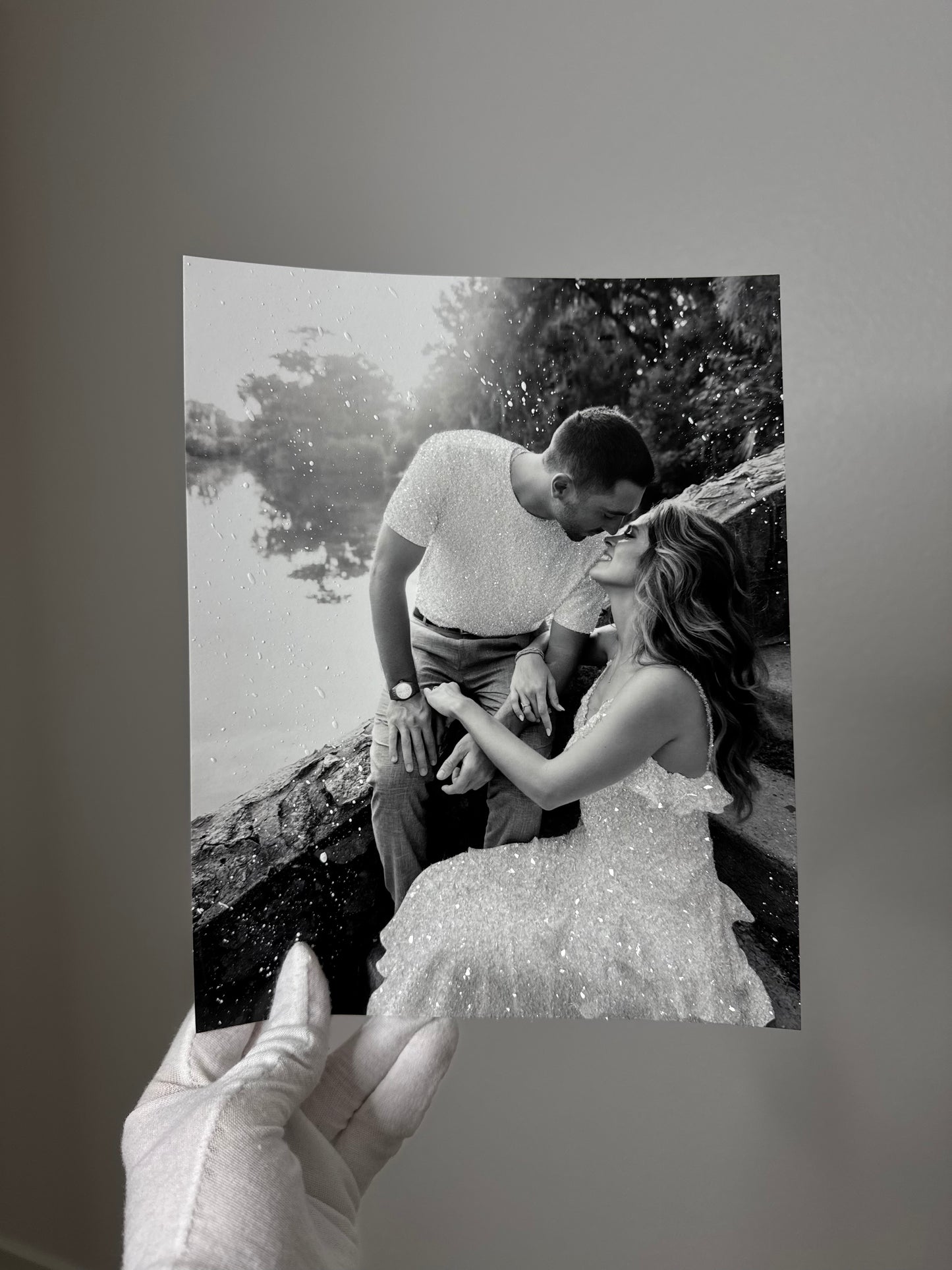 Wedding Glittered Photo Prints