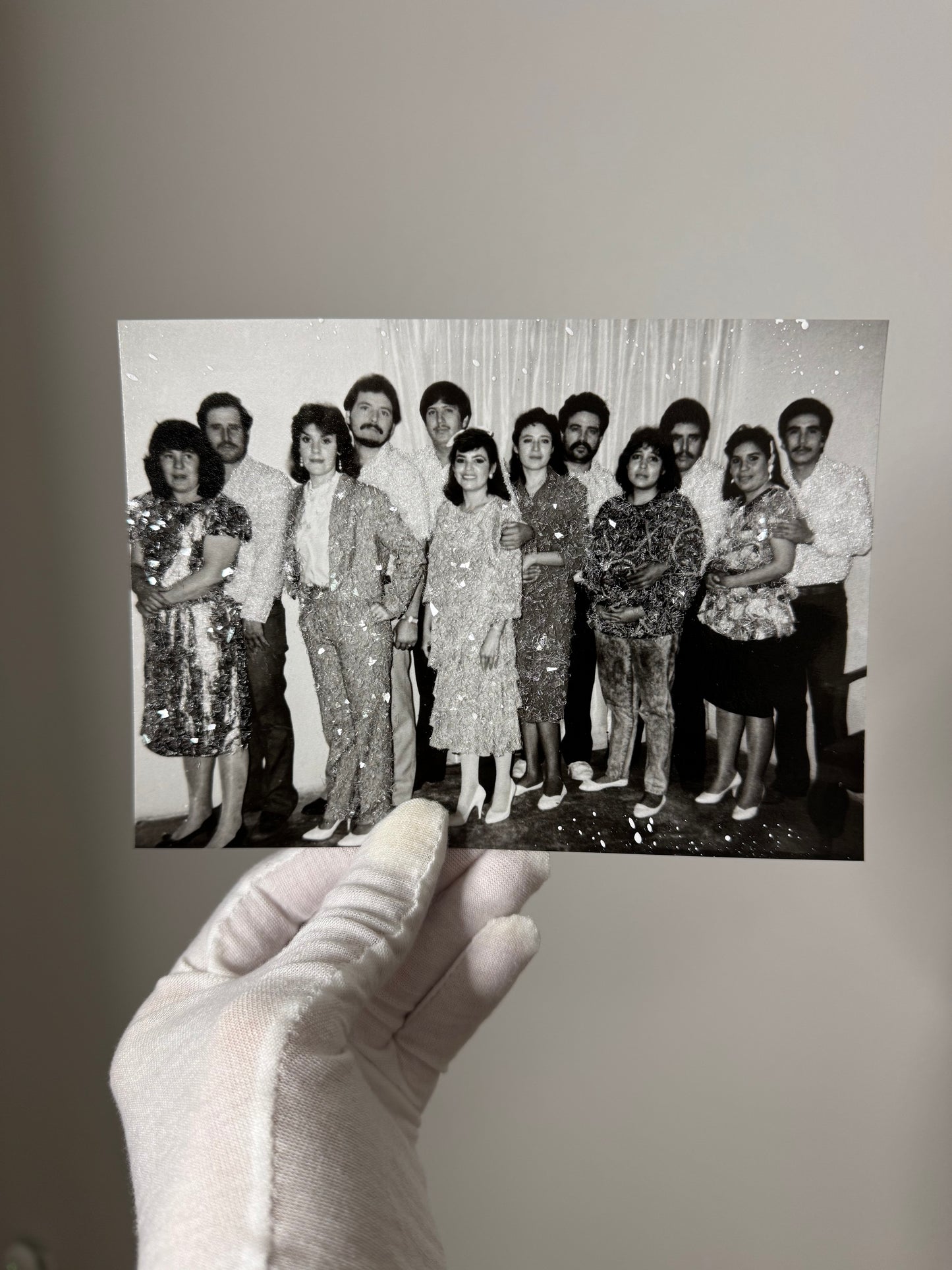 Family Glittered Photo Prints