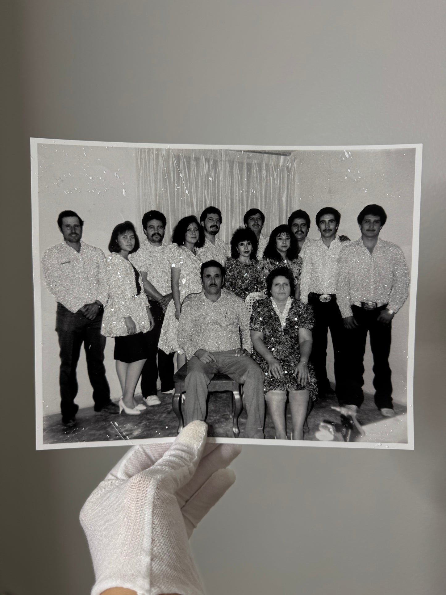 Family Glittered Photo Prints