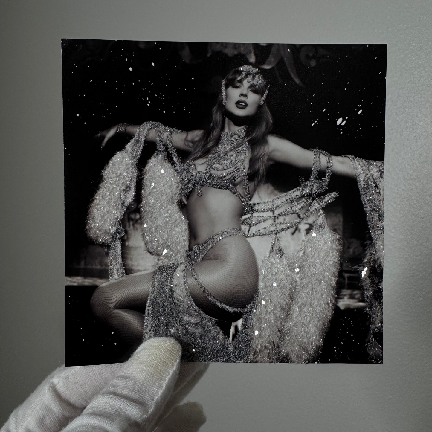 Celebrity Portrait Glitter Photo Prints