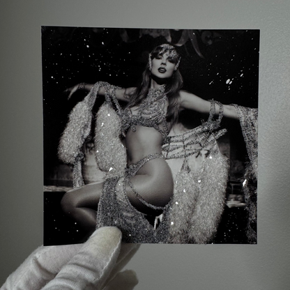 Celebrity Portrait Glitter Photo Prints