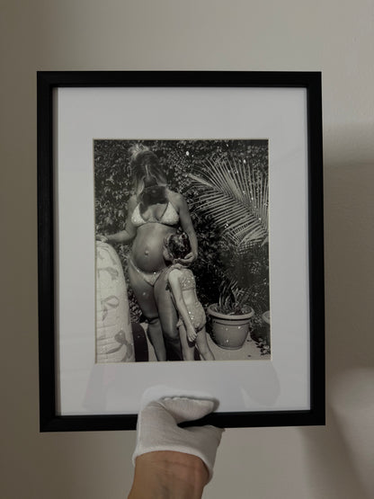 Pregnancy Glittered Photo Prints