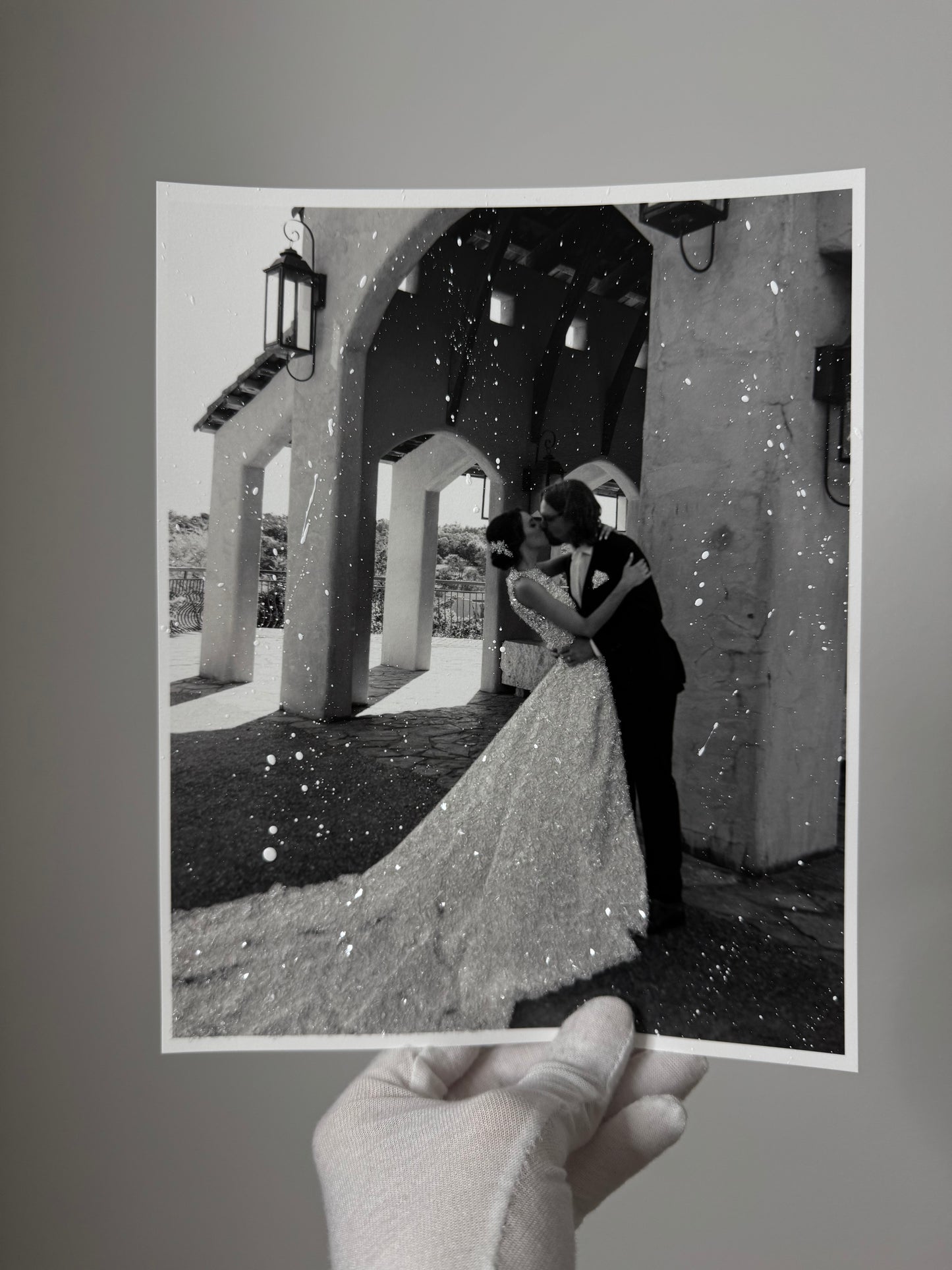 Wedding Glittered Photo Prints