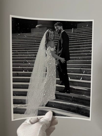 Wedding Glittered Photo Prints