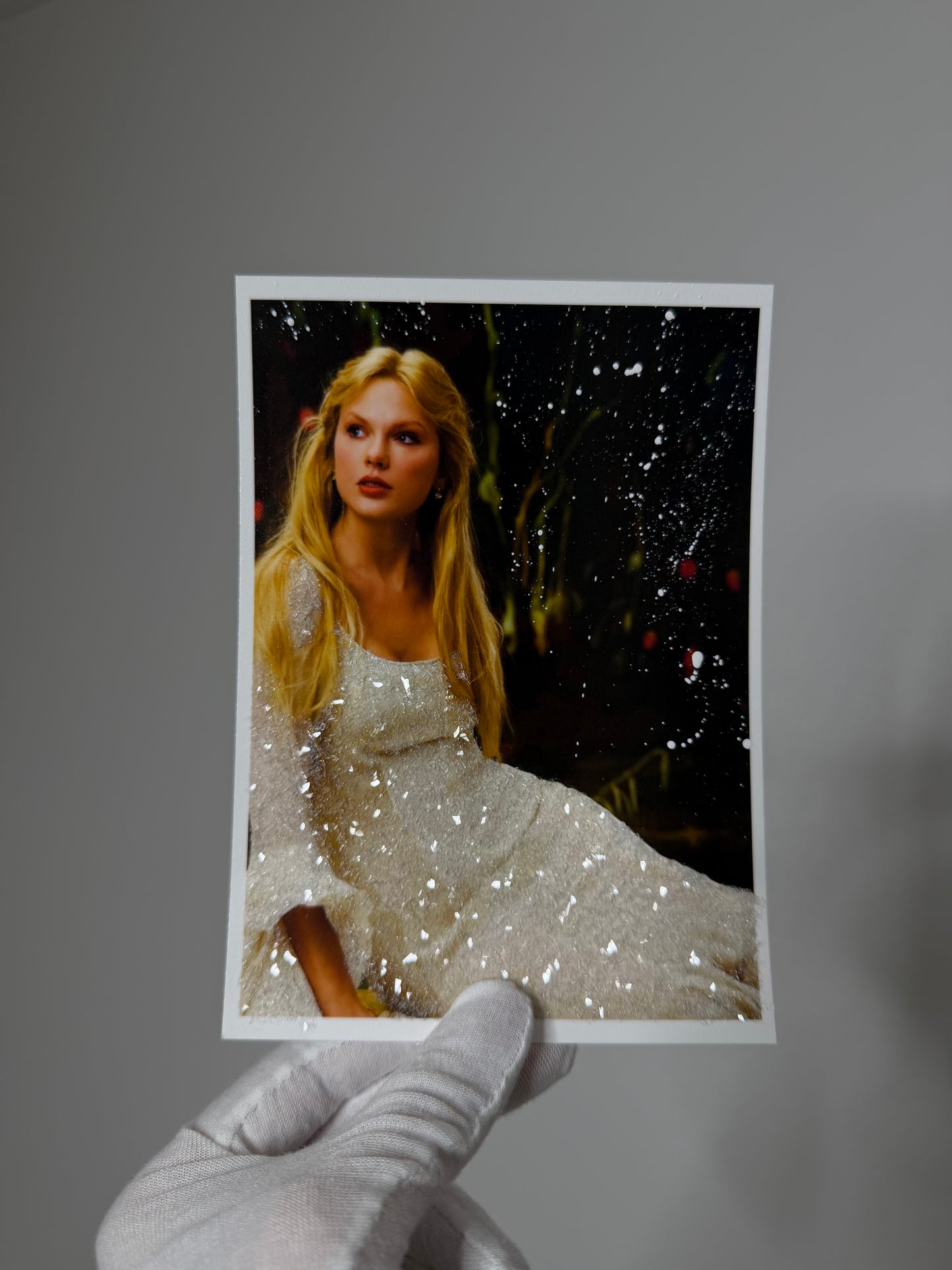 Celebrity Portrait Glitter Photo Prints