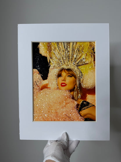 Celebrity Portrait Glitter Photo Prints