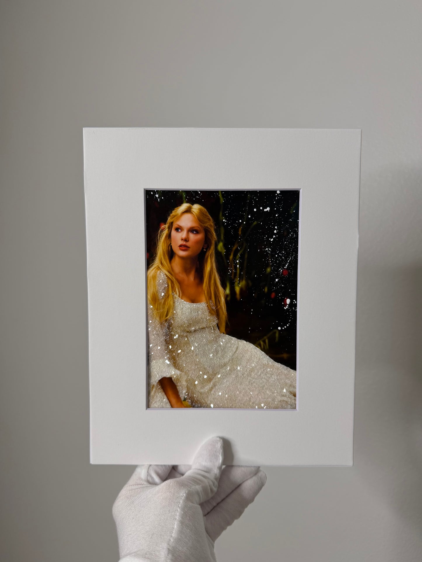 Celebrity Portrait Glitter Photo Prints