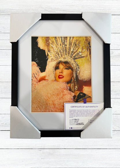 Celebrity Portrait Glitter Photo Prints