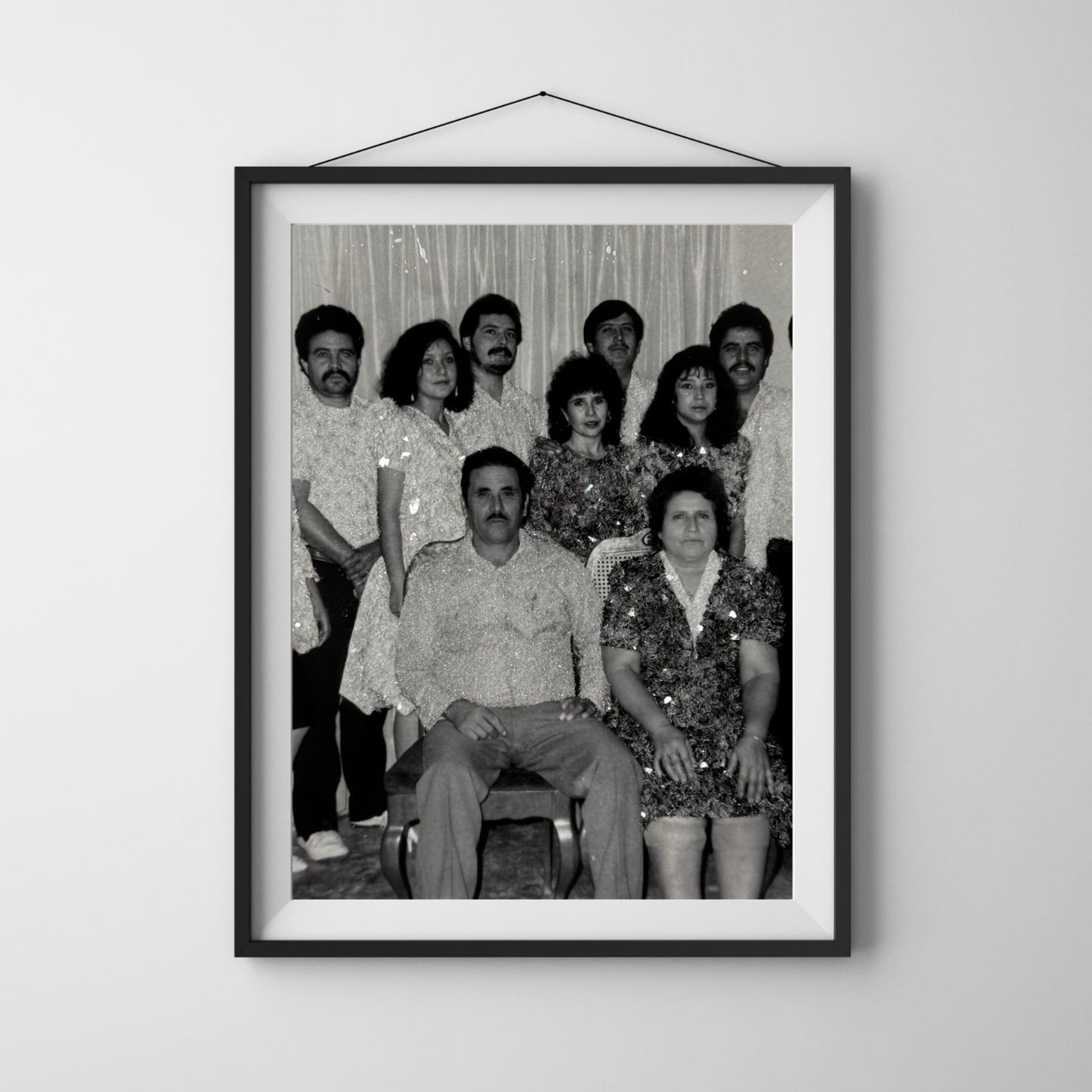 Family Glitter Photo Prints