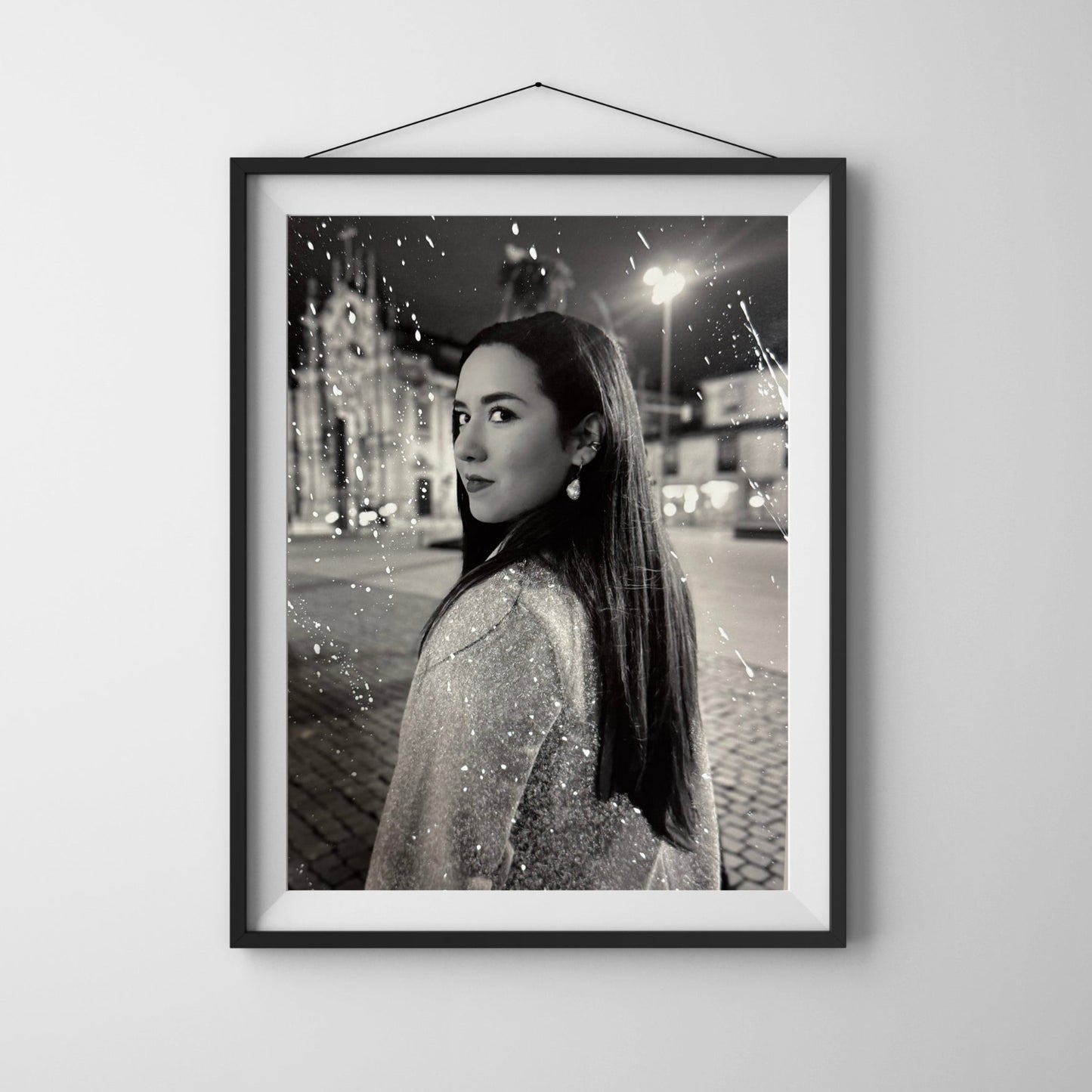 Self Portrait Glitter Photo Prints