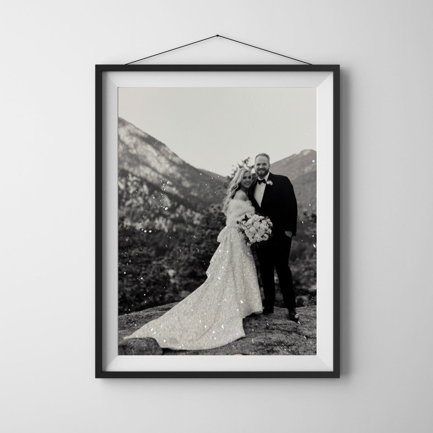 Wedding Glitter Photo Prints