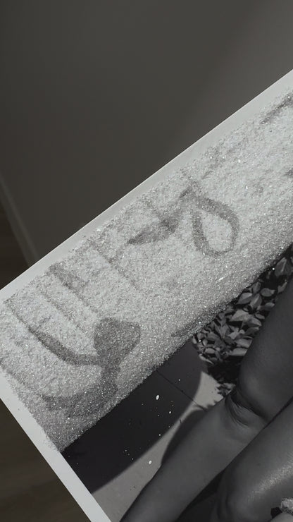 Pregnancy Glittered Photo Prints