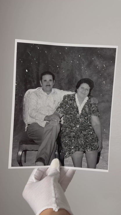 Memorial Glitter Photo Prints