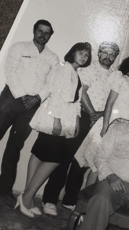Family Glittered Photo Prints