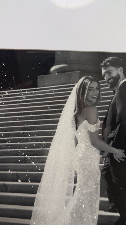 Wedding Glittered Photo Prints