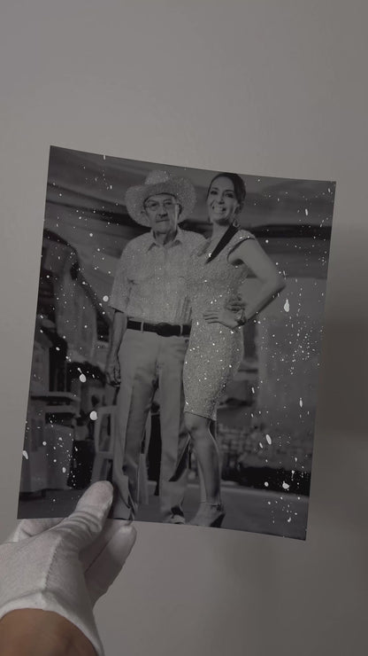 Memorial Glitter Photo Prints