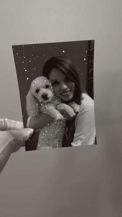 Pet Glitter Photo Prints